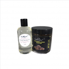 SmellGood - 8 oz Scented Burning Oil + 8oz Black Soap Paste Combo