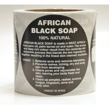 24 PCs of Black Soap Lable