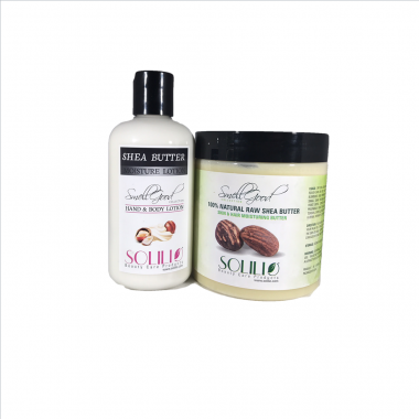 SmellGood - 8oz Ivory Shea Butter + 8oz Shea Butter Lotion Combo