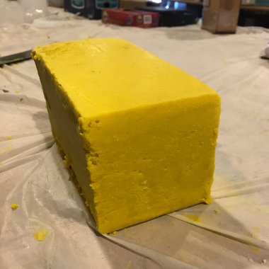 SmellGood - Totally Natural, Pure & Unrefined African Shea Butter, 20 KG (44.09LB) Box, Yellow Color