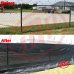  6 x 12  - Premium Privacy Fence Screen 90% Blackage (Black Color)