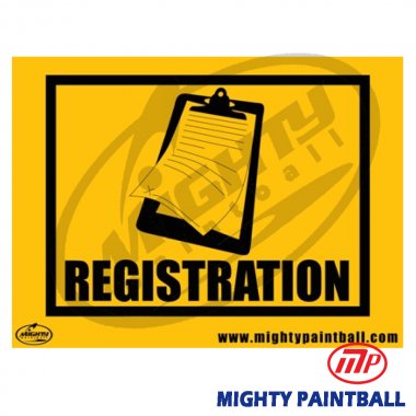 Safety Sign - Registration 